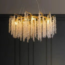 GobekUsa Gold Aluminium Branch Pendant Light Chandelier for Modern Dining Room Decor