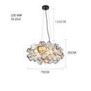 GobekUsa Clizia LED Chandelier - New Design Acrylic Suspended Bedroom Cafe Lights