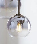 GobekUsa Gradient Glass Pendant Lamp with LEDs for Living Room, Bedroom - E27