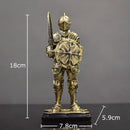 GobekUsa Heavy Armored Knight Resin Statue Decoration for Desk and Room Aesthetic