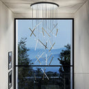 GobekUsa Black Round Tube LED Chandelier for Duplex Loft Stair - Interior Lighting Decoration