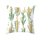 GobekUsa Autumn Maple Leaves Pillow Cases Short Plush Cushion Cover Sofa Pillowslip