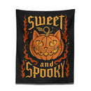 GobekUsa Halloween Cat Tapestry Wall Hanging for Sweet & Spooky Home Decor