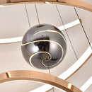 GobekUsa LED Staircase Chandelier Pendant Light Indoor Lighting