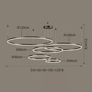 GobekUsa LED Pendant Chandeliers for Staircase & Living Room Lighting