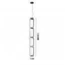 GobekUsa Heavy Glass Modern Chandelier Pendant Lamps for Living Room, Dining Room, and Store
