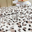 GobekUsa Leopard Print Warm Blanket for Office, Dorm, and Sofa
