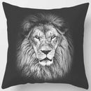 GobekUsa Animals World Tiger Lion Pillow Case for Cute Home Decor in Sofa Living Room
