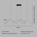 GobekUsa Geometric LED Pendant Lights Modern Minimalist Chandelier Lighting