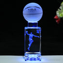 GobekUsa Crystal Lights Basketball Table Lamp for Bed Room Decor