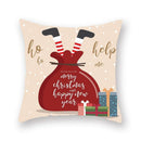 GobekUsa Christmas Santa Elk Pillowcase 45x45cm for Sofa Chair Decor