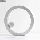 GobekUsa Geometric Circle Desk Ornament Minimalist Modern Abstract Art Aesthetic Decor