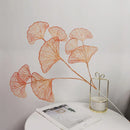 GobekUsa Ginkgo Leaf Branch Artificial Flowers Home Decor