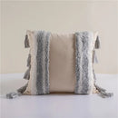 GobekUsa Lace Tassel Cushion Tufted Sofa Pillowcase for Office Chair Pad
