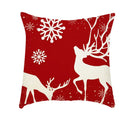 GobekUsa Christmas Cushion Cover 45x45cm Xmas Pillowcase for Sofa - Happy New Year 2023