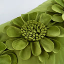GobekUsa Green Flower Car Sofa Cushion Pillowcase Home Decoration Square Pillow