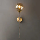 GobekUsa Golden Glass Ball Wall Lamp: Modern Nordic Style Bedside & Living Room Lighting