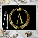 GobekUsa Kitchen Table Mats Set of 4, 42*32cm, Cotton Linen Coasters for Dining Home Decor