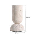 GobekUsa Archway Shape Travertine Sculpture Figurine Statue for Home Decor