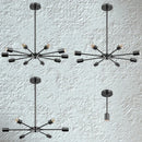 GobekUsa LED Ceiling Light: Modern Chandelier for Bedroom, Hall, Kitchen - Creative Home Decor Lighting