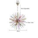 GobekUsa Dandelion Chandelier Glass Hanging Lighting for Kids Room, Bedroom, Dining Room