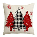 GobekUsa Christmas Elk Letter Pillowcase 45x45cm for Living Room