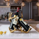 GobekUsa Buckhorn Wine Holder - Decorative Resin Antlers Bottle Rack
