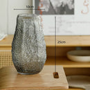 GobekUsa Green Transparent Glass Vase for Flower Arrangement & Home Decor