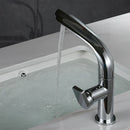 GobekUsa Brushed Gold Basin Faucet - Brass Single Handle Bathroom Mixer Tap