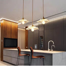 Vintage Flower Glass Pendant Light