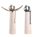GobekUsa Golden Metal Abstract Figure Sculpture Home Decor CraftǀCreative Figurine Ornament
