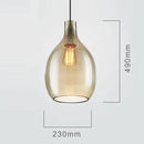 GobekUsa Glass Pendant Lights: Modern Wine Bottle Lamps for Living Room, Bedroom, Kitchen
