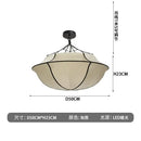 GobekUsa Japanese Umbrella Pendant Lamp - LED Ceiling Lantern for Living Room Bedroom Office