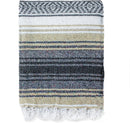 GobekUsa Handwoven Mexican Blanket - Multicolor Geometry Beach Shawl