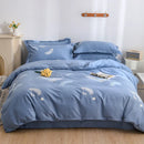 GobekUsa Brushed Cotton Printed Duvet Cover Set - Single/Double Bed Bedclothes