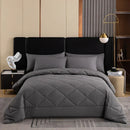 GobekUsa King Size Quilt Set with Pillowcase - Soft, Breathable, and Durable Comforter