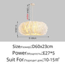 GobekUsa Feather Decor LED Chandeliers for Living Room, Bedroom, Study & Children's Room