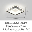 GobekUsa LED Chandelier: Simple Modern Ceiling Lamps with Remote for Home, Bedroom, and Balcony