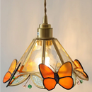 GobekUsa Butterfly Glass Wall Light Fixture LED Wire Adjustable Lamp