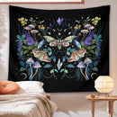 GobekUsa Celestial Botanical Tapestry Wall Hanging - Starry Sky Dorm Decor