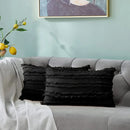 GobekUsa Boho Chic Tassel Striped Pillow Covers for Home Decor