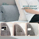 GobekUsa Headboard Pillow Wedge for Mattress Gap Filler and Comfort - Bed Support