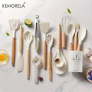 GobekUsa 14-Piece Silicone Kitchen Utensil Set with Storage Box | Heat-Resistant Cooking Tools