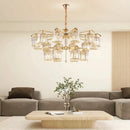 GobekUsa Crystal Lustre Chandelier: Modern Luxury Indoor Lighting Fixtures