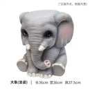 GobekUsa Animal Resin Sculpture Footstool Seat Cartoon Statue Chair for Living Room