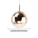 GobekUsa Glass Ball Pendant Lights - Modern Electroplated Hanging Lamp Fixture