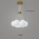 GobekUsa LED Lunar Ball Ceiling Chandeliers for Home Decor in Living Room and Bedroom