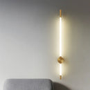 GobekUsa LED Tube Wall Lights: Black Gold Sconce Fixtures for Bedroom, Living Room, Stairs, Hotel