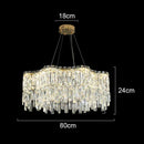 GobekUsa Crystal Chandelier: Luxury Bedroom & Living Room Lighting