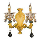 GobekUsa Luxe Crystal Chandelier: Elegant Copper Living Room Dining Candle Light